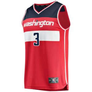 Bradley Beal Washington Wizards Fanatics Branded Fast Break Replica Jersey Red - Icon Edition