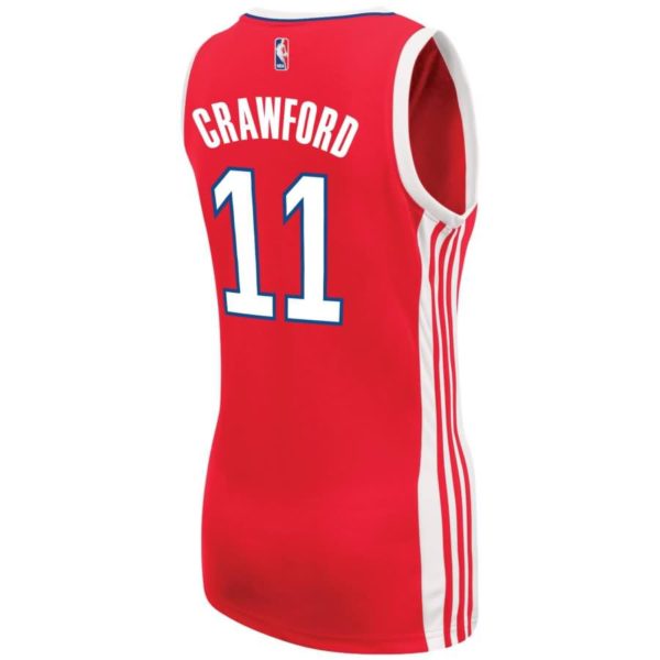 Jamal Crawford LA Clippers adidas Women's Road Replica Jersey - Red