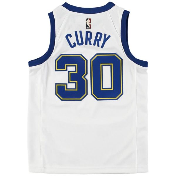Stephen Curry Golden State Warriors Nike Youth Hardwood Classics Swingman Jersey - White