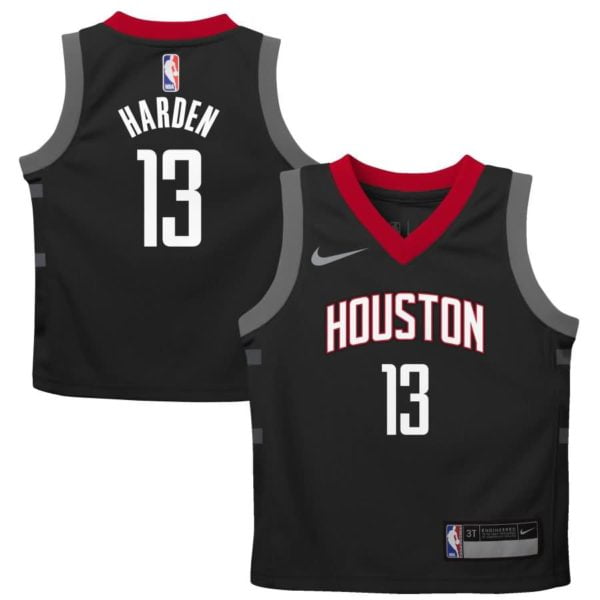 James Harden Houston Rockets Nike Infant Replica Jersey Black - Statement Edition