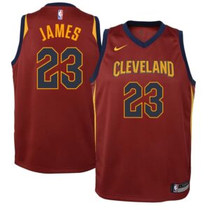 LeBron James Cleveland Cavaliers Nike Youth Swingman Jersey Maroon - Icon Edition
