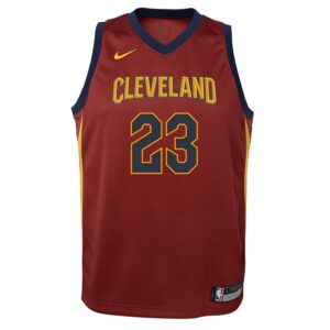 LeBron James Cleveland Cavaliers Nike Youth Swingman Jersey Maroon - Icon Edition