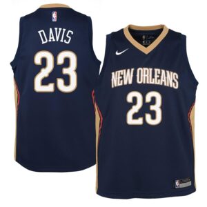 Anthony Davis New Orleans Pelicans Nike Youth Swingman Jersey Navy - Icon Edition