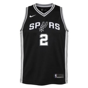 Kawhi Leonard San Antonio Spurs Nike Youth Swingman Jersey Black - Icon Edition