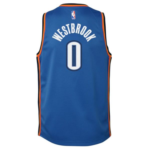 Russell Westbrook Oklahoma City Thunder Nike Youth Swingman Jersey Blue - Icon Edition