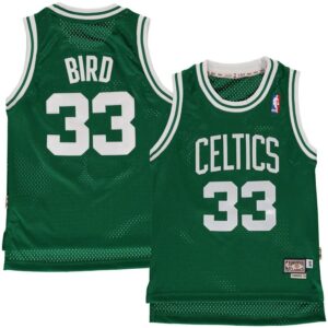 Larry Bird Boston Celtics Youth Fashion Hardwood Classics Swingman Jersey - Kelly Green