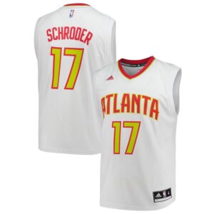 Dennis Schroder Atlanta Hawks adidas Home Replica Jersey - White