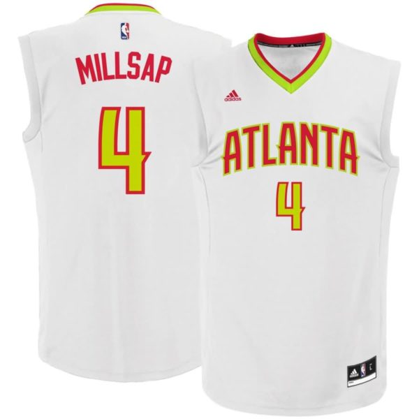 Paul Millsap Atlanta Hawks adidas Home Replica Jersey - White