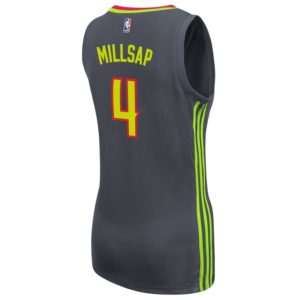 Paul Millsap Atlanta Hawks adidas Women's Road Replica Jersey - Charcoal