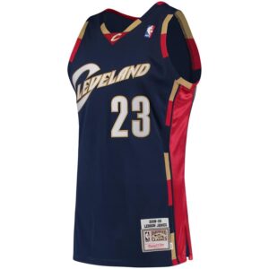 LeBron James Cleveland Cavaliers Mitchell & Ness Alternate 2008/09 Hardwood Classics Authentic Jersey - Navy