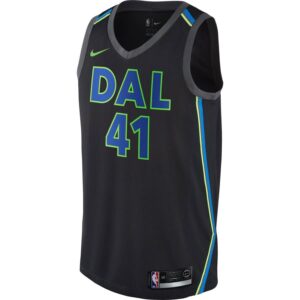Dirk Nowitzki Dallas Mavericks Nike Swingman Jersey Black - City Edition
