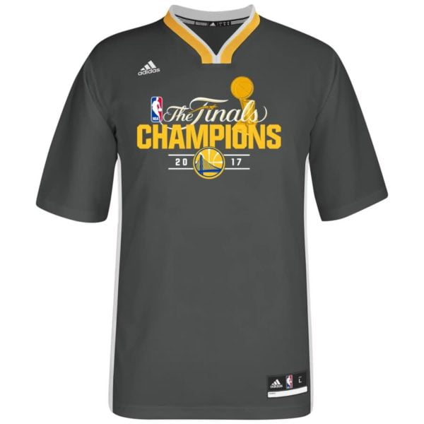 Kevin Durant Golden State Warriors adidas 2017 NBA Finals Champions Alternate Jersey - Charcoal