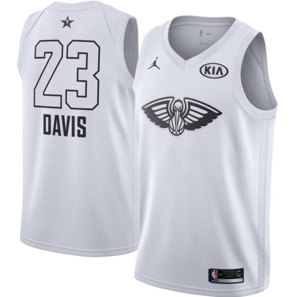 Anthony Davis New Orleans Pelicans Jordan Brand 2018 All-Star Game Swingman Player Jersey - White