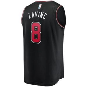 Zach LaVine Chicago Bulls Fanatics Branded Youth Fast Break Replica Jersey Black - Statement Edition