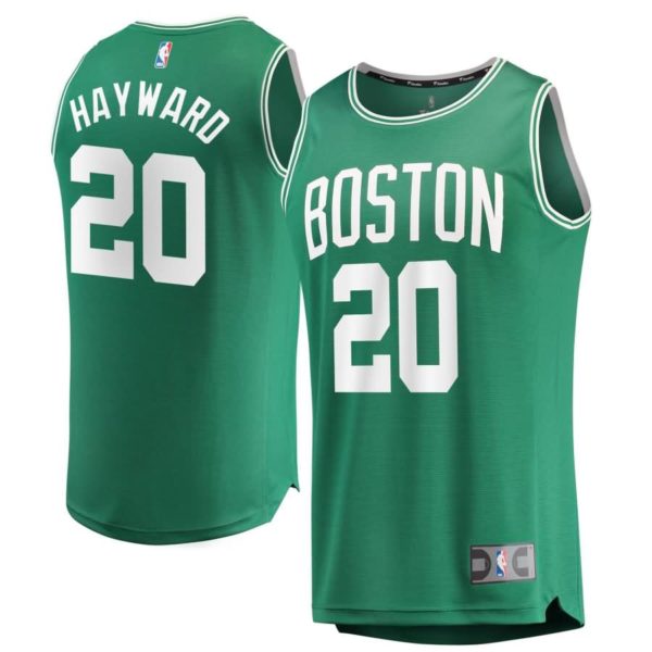 Gordon Hayward Boston Celtics Fanatics Branded Youth Fast Break Replica Jersey Green - Icon Edition