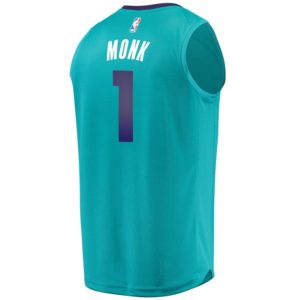 Malik Monk Charlotte Hornets Fanatics Branded Youth Fast Break Replica Jersey Teal - Icon Edition