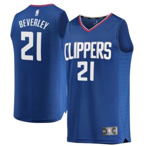 Patrick Beverley LA Clippers Fanatics Branded Youth Fast Break Replica Jersey Blue - Icon Edition