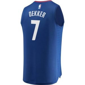 Sam Dekker LA Clippers Fanatics Branded Youth Fast Break Replica Jersey Blue - Icon Edition