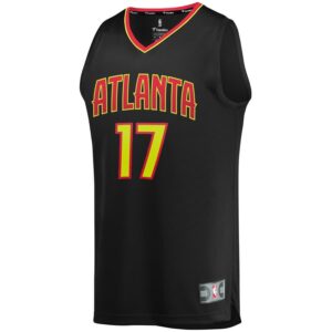 Dennis Schroder Atlanta Hawks Fanatics Branded Youth Fast Break Replica Jersey Black - Icon Edition