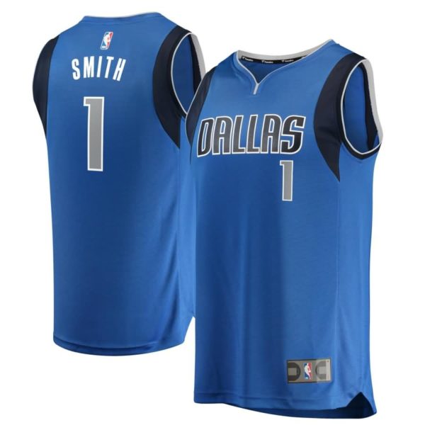 Dennis Smith Dallas Mavericks Fanatics Branded Youth Fast Break Replica Jersey Blue - Icon Edition