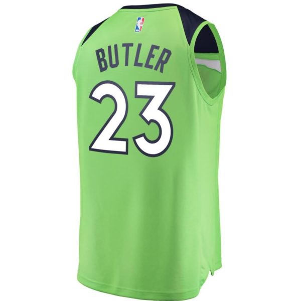 Jimmy Butler Minnesota Timberwolves Fanatics Branded Youth Fast Break Replica Jersey Neon Green - Statement Edition