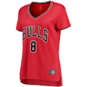 Zach LaVine Chicago Bulls Fanatics Branded Women's Fast Break Jersey Red - Icon Edition