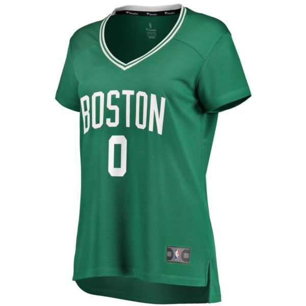 Jayson Tatum Boston Celtics Fanatics Branded Women's Fast Break Iconic Edition Jersey - Green