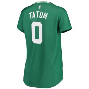 Jayson Tatum Boston Celtics Fanatics Branded Women's Fast Break Iconic Edition Jersey - Green