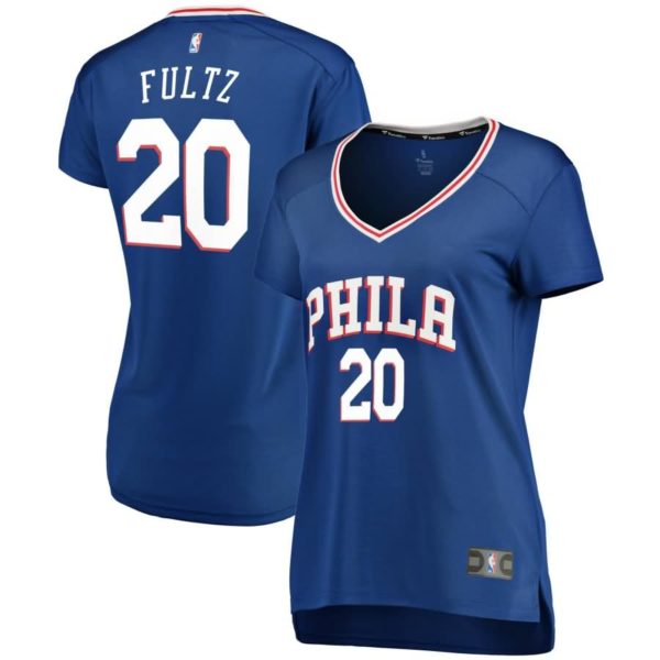 Markelle Fultz Philadelphia 76ers Fanatics Branded Women's Fast Break Replica Jersey Royal - Icon Edition