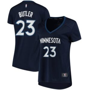 Jimmy Butler Minnesota Timberwolves Fanatics Branded Women's Fast Break Replica Statement Edition Jersey - Navy