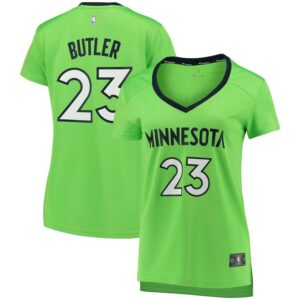 Jimmy Butler Minnesota Timberwolves Fanatics Branded Women's Fast Break Replica Statement Edition Jersey - Neon Green