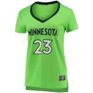 Jimmy Butler Minnesota Timberwolves Fanatics Branded Women's Fast Break Replica Statement Edition Jersey - Neon Green