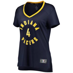 Victor Oladipo Indiana Pacers Fanatics Branded Women's Fast Break Icon Edition Jersey - Navy