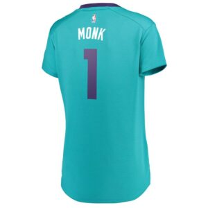 Malik Monk Charlotte Hornets Fanatics Branded Women's Fast Break Replica Jersey Teal - Icon Edition