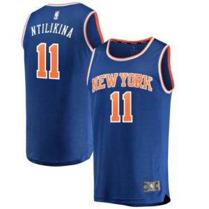 Frank Ntilikina New York Knicks Fanatics Branded Fast Break Replica Jersey Royal - Icon Edition