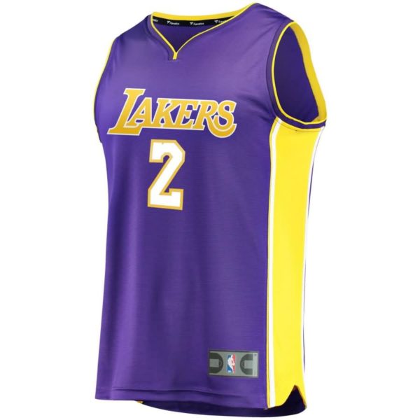 Lonzo Ball Los Angeles Lakers Fanatics Branded Fast Break Replica Jersey Purple - Statement Edition