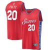 Markelle Fultz Philadelphia 76ers Fanatics Branded Fast Break Replica Jersey Red - Statement Edition