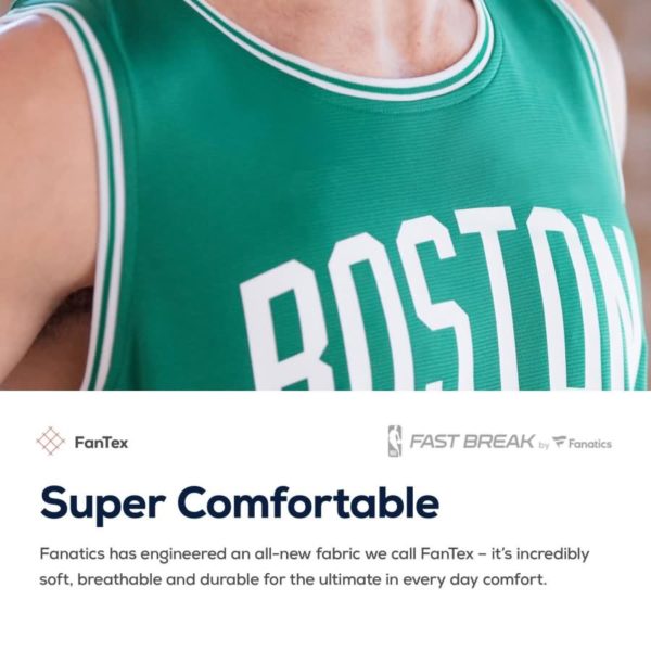 Jayson Tatum Boston Celtics Fanatics Branded Fast Break Replica Jersey Green - Icon Edition
