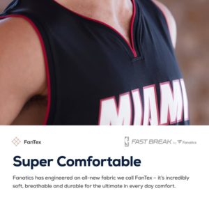 Kelly Olynyk Miami Heat Fanatics Branded Fast Break Replica Jersey Black - Icon Edition