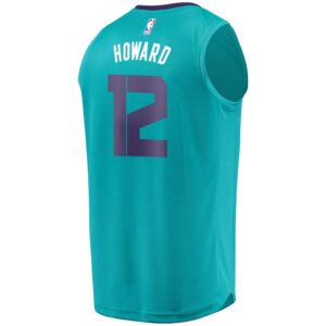 Dwight Howard Charlotte Hornets Fanatics Branded Fast Break Replica Jersey Teal - Icon Edition