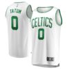 Jayson Tatum Boston Celtics Fanatics Branded Fast Break Replica Jersey White - Association Edition