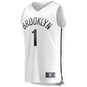 D'Angelo Russell Brooklyn Nets Fanatics Branded Fast Break Replica Jersey White - Association Edition