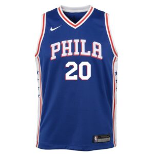 Markelle Fultz Philadelphia 76ers Nike Youth Swingman Jersey Blue - Icon Edition