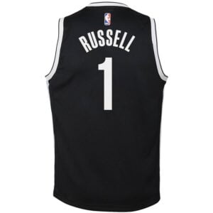 D'Angelo Russell Brooklyn Nets Nike Youth Swingman Jersey Black - Icon Edition