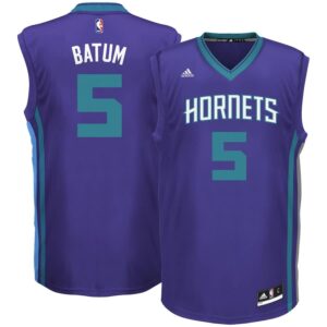 Nicolas Batum Charlotte Hornets adidas NBA Replica Jersey - Purple