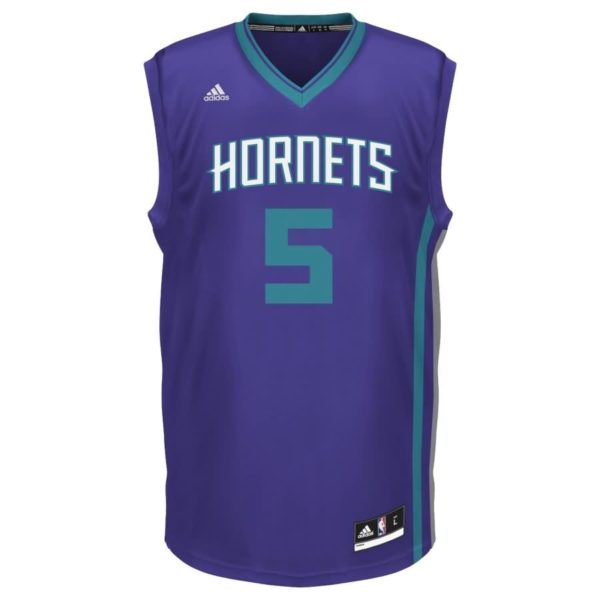 Nicolas Batum Charlotte Hornets adidas NBA Replica Jersey - Purple