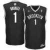 D'Angelo Russell Brooklyn Nets adidas Road Replica Jersey - Black
