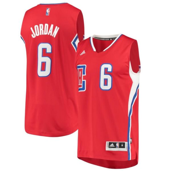 DeAndre Jordan LA Clippers adidas Swingman Jersey - Red
