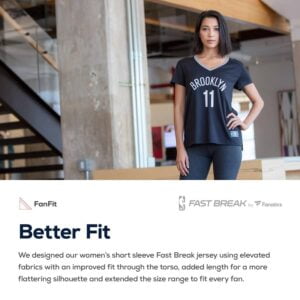 D'Angelo Russell Brooklyn Nets Fanatics Branded Women's Fast Break Replica Jersey Black - Icon Edition