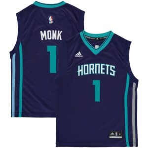 Malik Monk Charlotte Hornets adidas Youth Replica Jersey - Purple